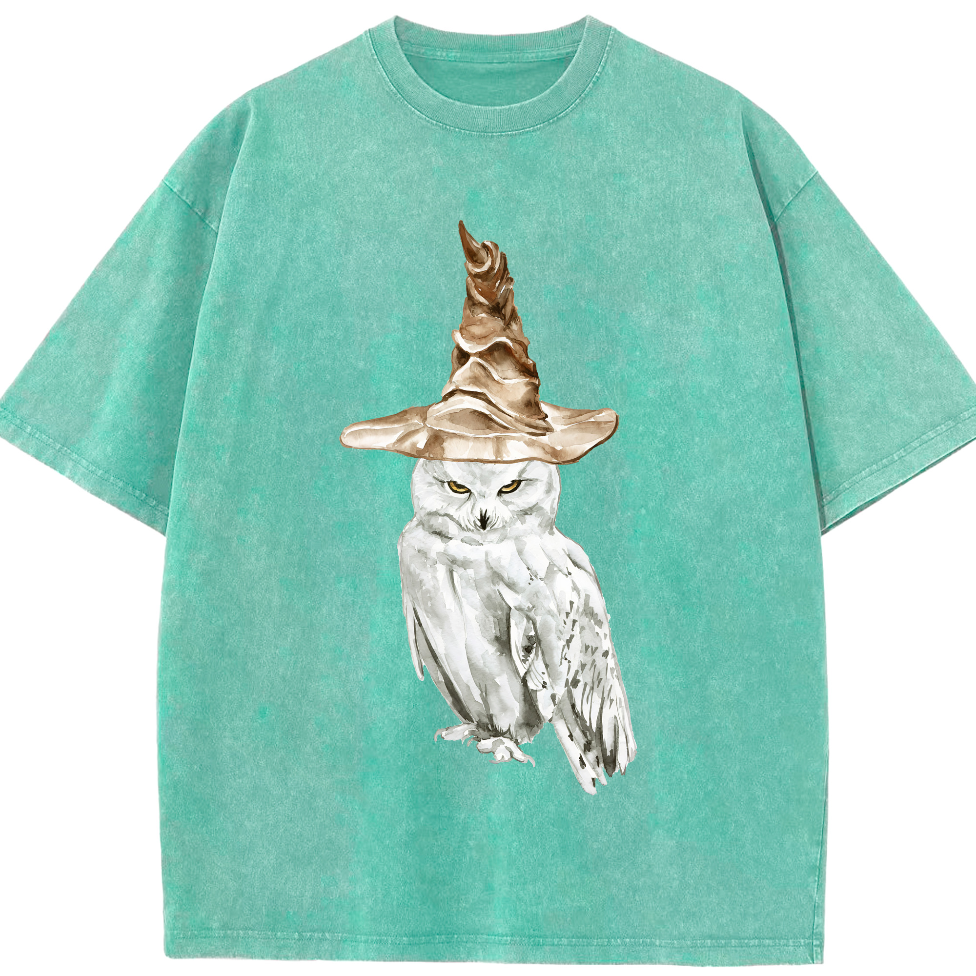 （画像用） Harry Potter ハリー・ポッターシリーズ 綿100% ヴィンテージ風 半袖Tシャツ（フロントプリント）